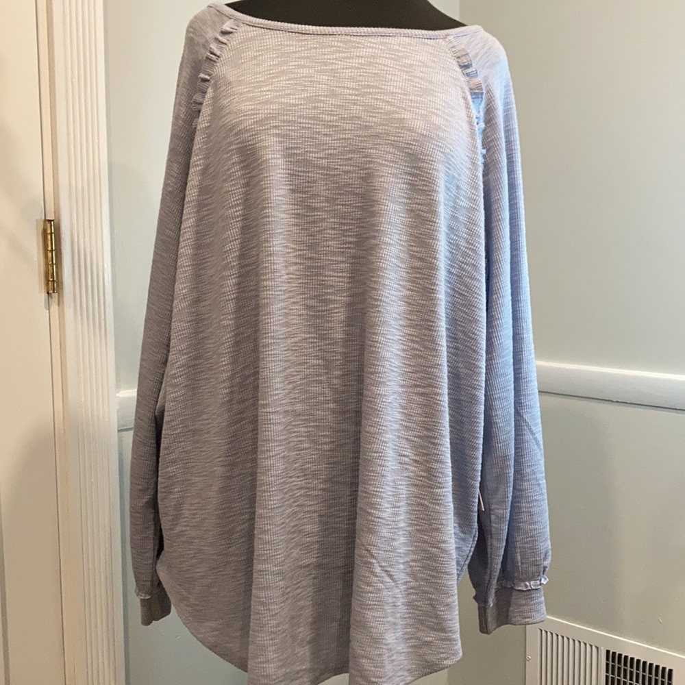 NWT Lauren Conrad Long Sleeve Top in 2X - Picture 2 of 8